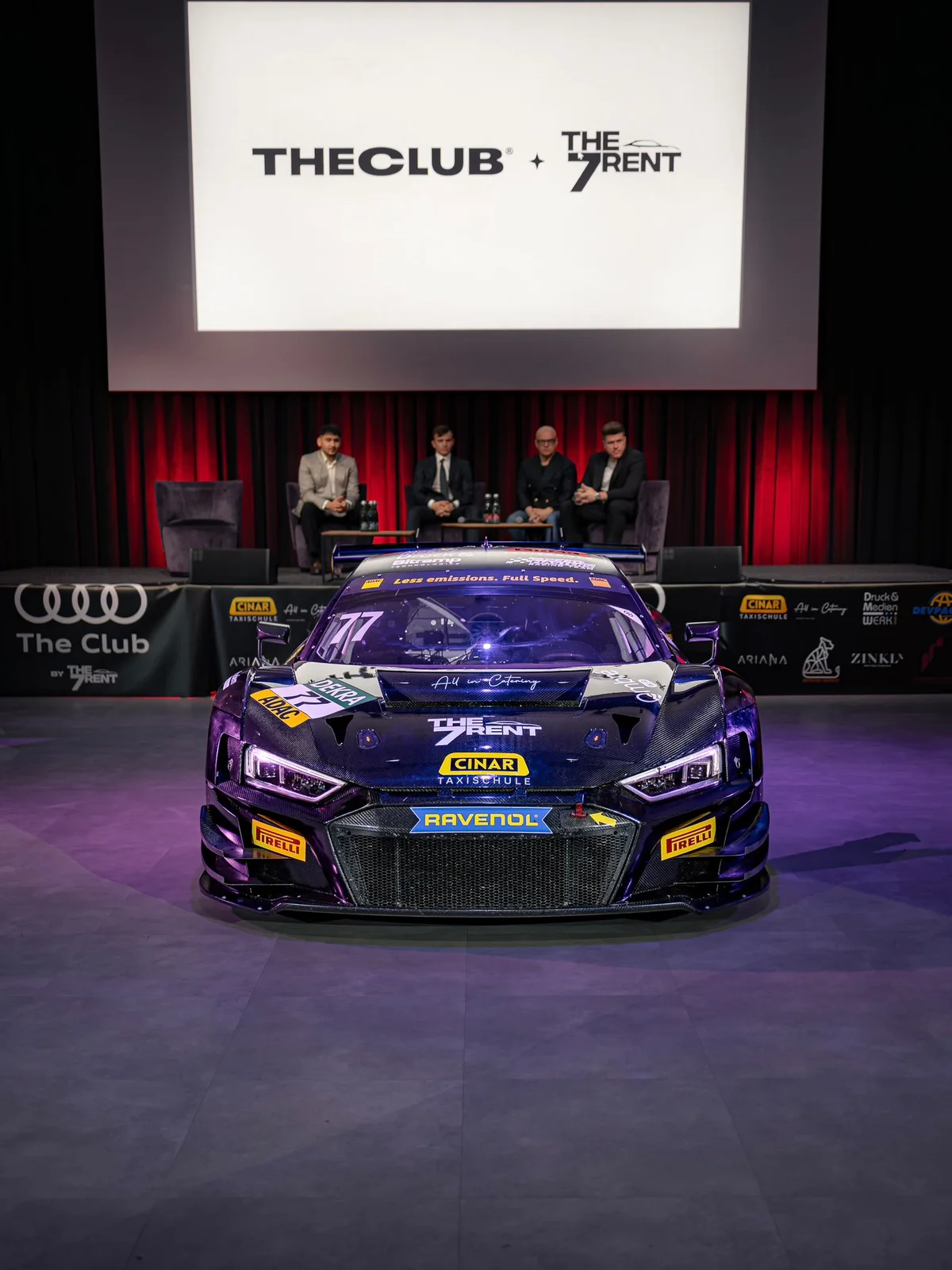 The Club Austria event with race car